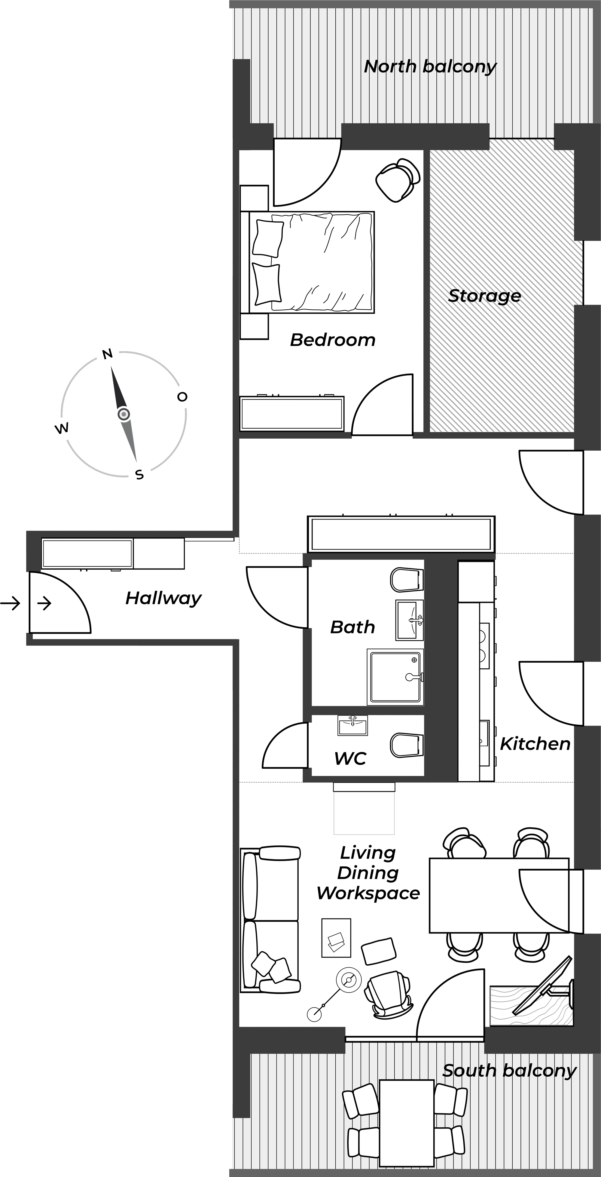 Apartement Viererspitz Floor plan